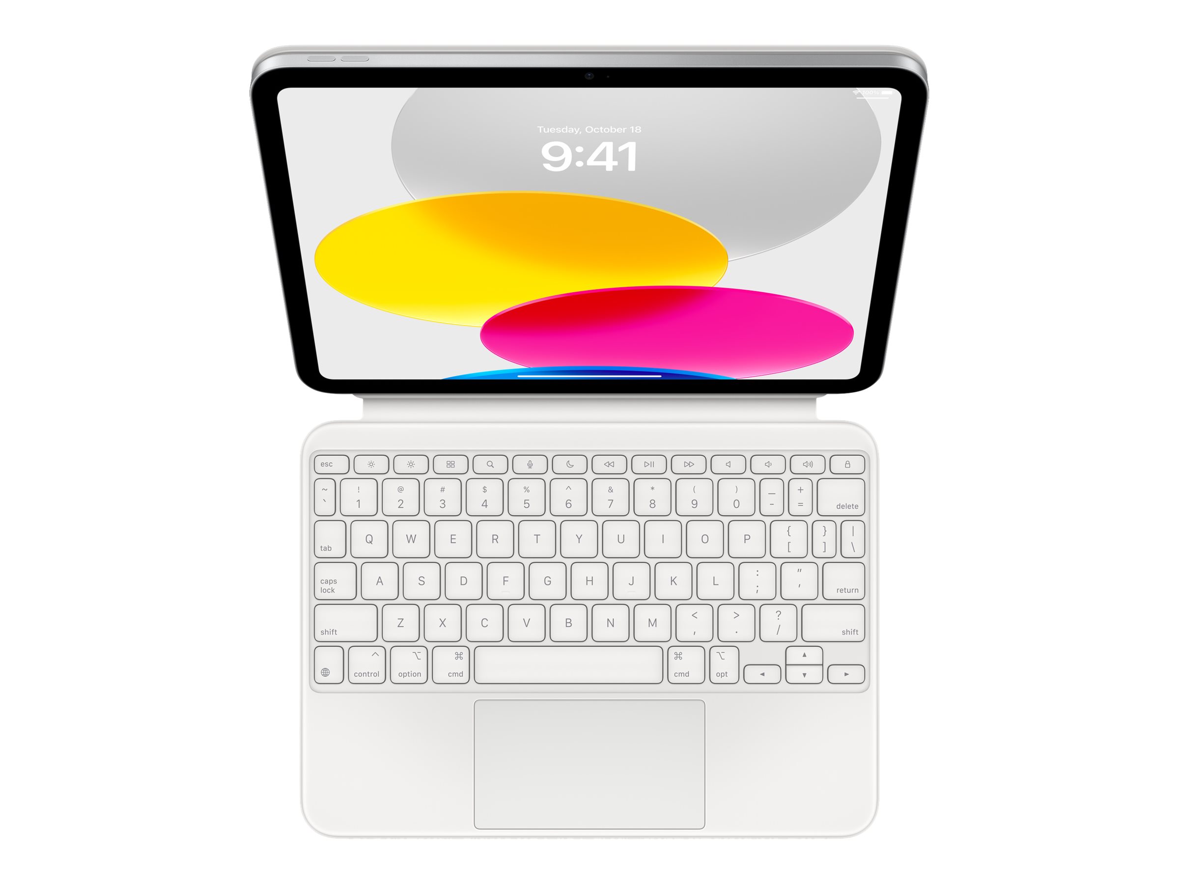 Apple Magic Keyboard Folio - Tastatur und Foliohülle - mit Trackpad - QWERTY - US-Englisch Eingabegerät