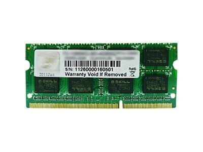 G.Skill SQ Series - DDR3 - Modul - 4 GB - SO DIMM 204-PIN - 1600 MHz / PC3-12800 - ungepuffert
