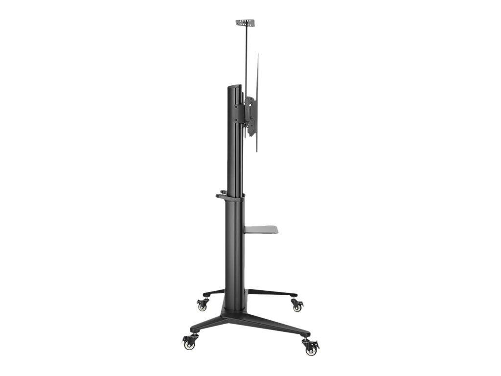 HAGOR BrackIT Stand HD XXL Wagen - für Flachbildschirm / AV-System / Kamera - Schwarz