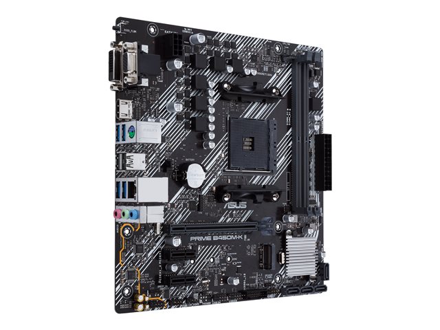 ASUS PRIME B450M-K II - Motherboard - micro ATX - Socket AM4 - AMD B450