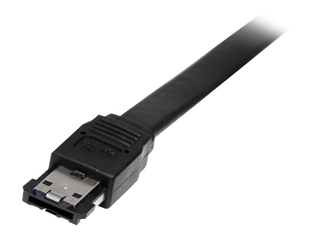 StarTech.com 90cm externes eSATA-Kabel geschirmt - St/St - eSATA-Kabel - Serial ATA 150 - eSATA (M) zu eSATA (M) - 91 cm - Schwarz - für P/N: PEXUSB311A1E, S351BMU33ET, S351BMU33ETG, SDOCKU313E, SDOCKU33EF, TB2DOCK4K2DP