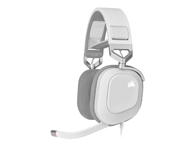 CORSAIR Gaming HS80 RGB - Headset - ohrumschließend - kabelgebunden - USB - weiß