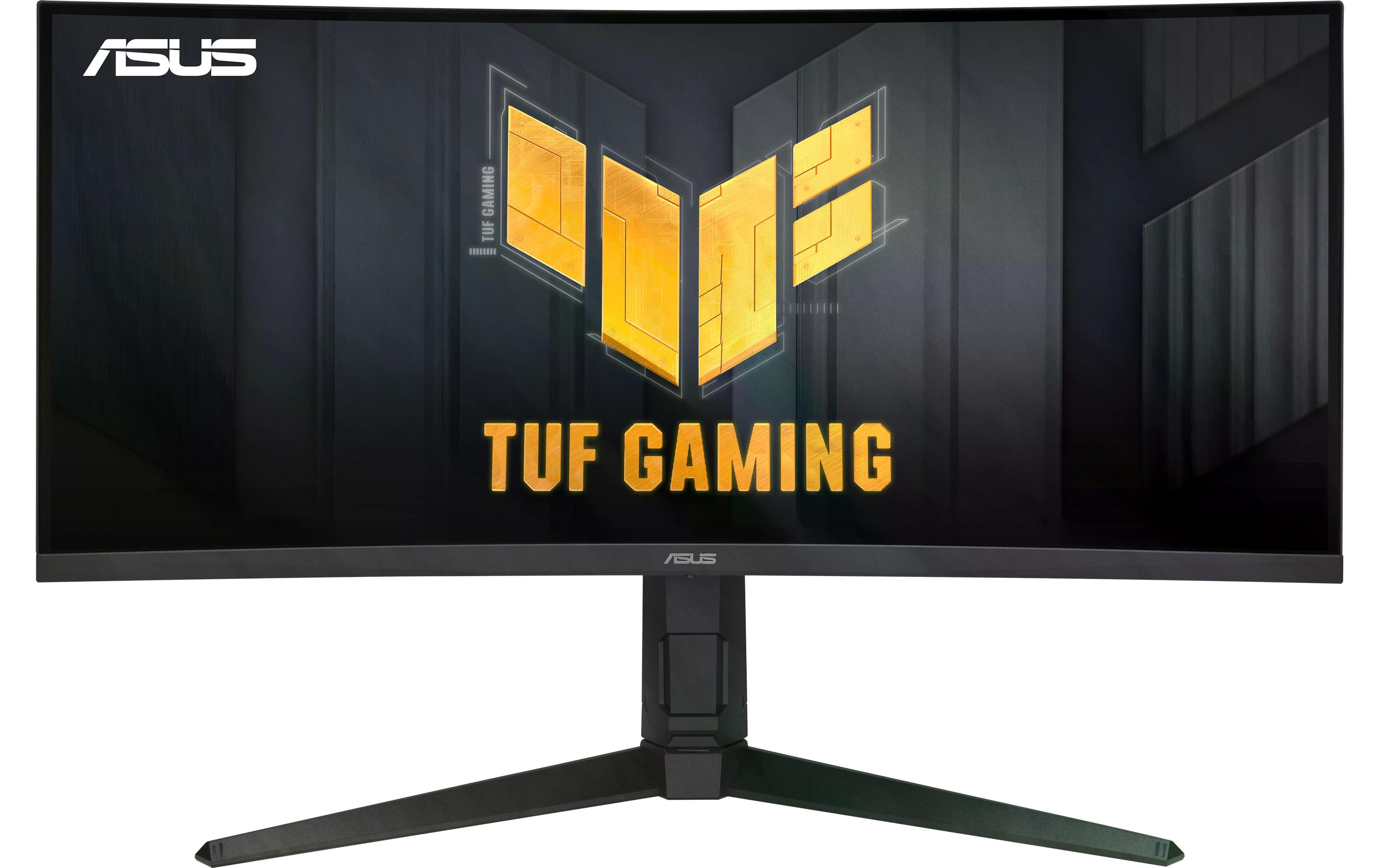 ASUS TUF Gaming VG34VQL3A - LED-Monitor - Gaming - gebogen - 86.4 cm (34") - 3440 x 1440 WQHD @ 180 Hz - VA - 400 cd/m² - 4000:1 - DisplayHDR 400 - 1 ms - HDMI, DisplayPort - Lautsprecher - Schwarz