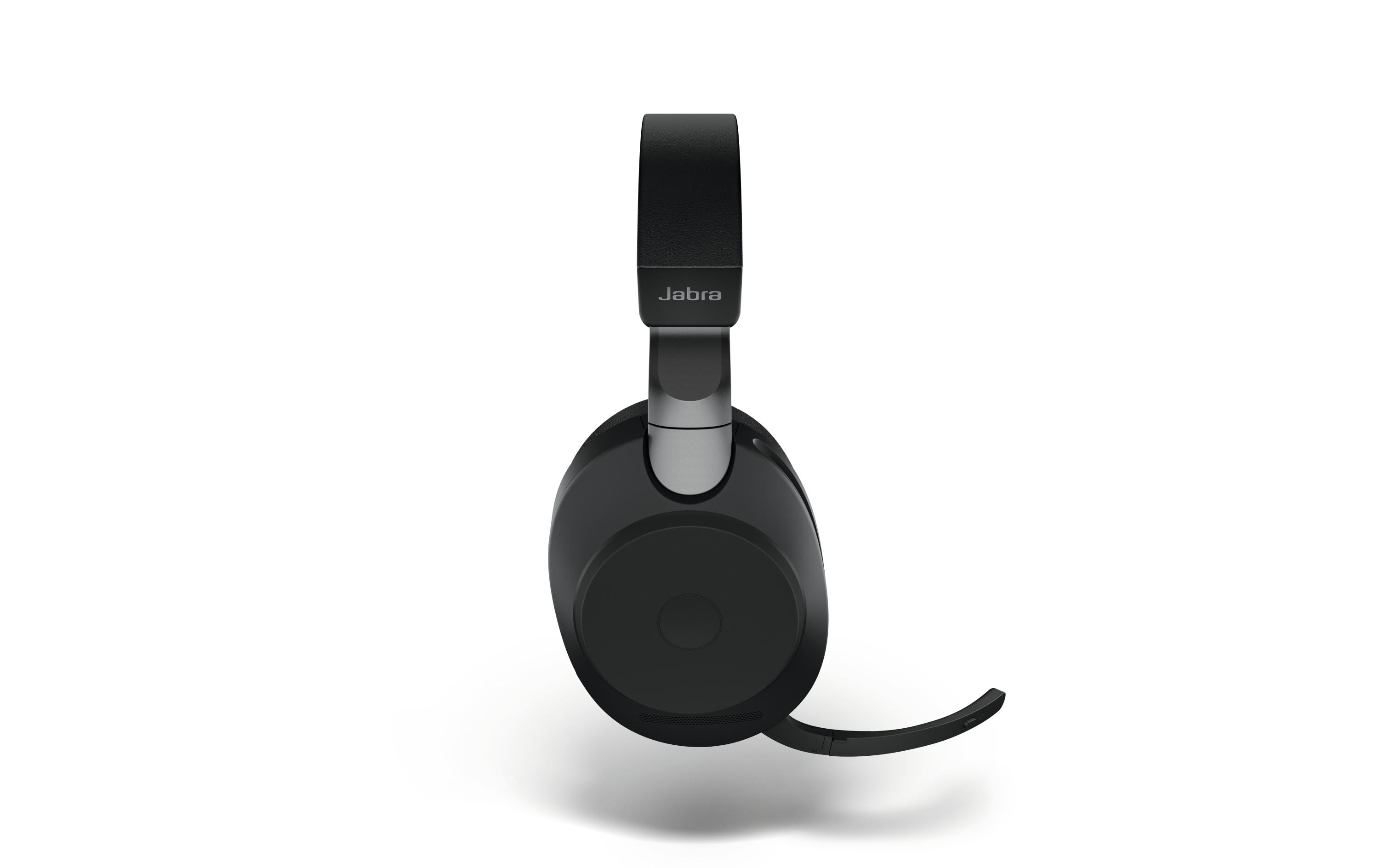 Jabra Evolve2 85 UC Stereo - Headset - ohrumschließend - Bluetooth - kabellos, kabelgebunden - aktive Rauschunterdrückung - 3,5 mm Stecker - Geräuschisolierung - Schwarz