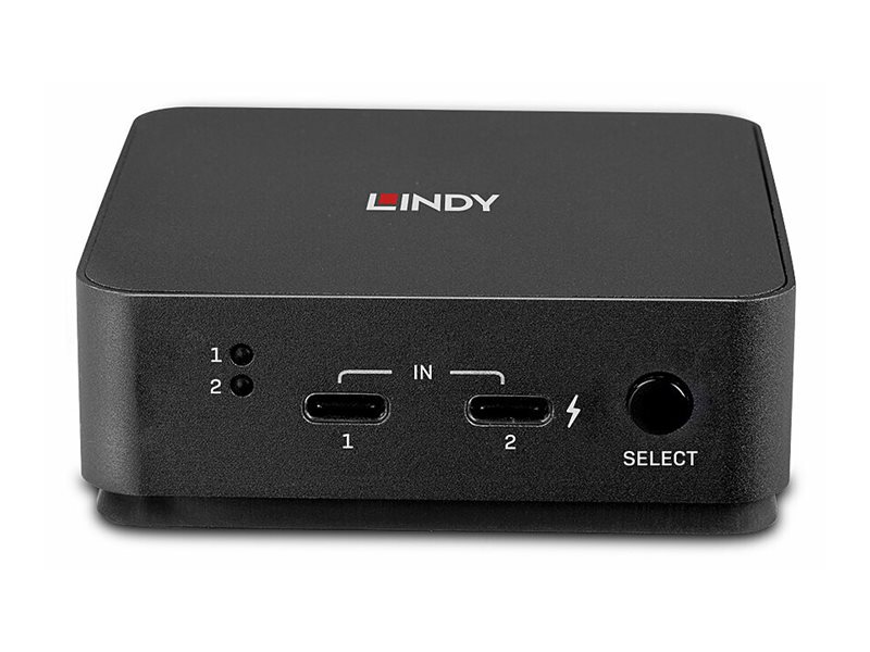 Lindy - KVM-Switch - 4K60 - 2 x KVM/Audio/USB - Desktop