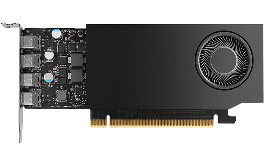 PNY NVIDIA RTX A1000 8GB GDDR6,PCIe4.0x8,LP,4xMini-DP