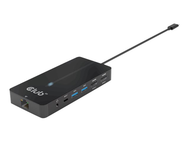 Club 3D CSV-1595 - Dockingstation - USB-C 3.2 Gen 1 - 2 x HDMI - 1GbE