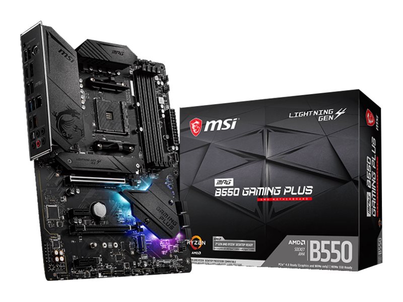 MSI MPG B550 GAMING PLUS - Motherboard - ATX - Socket AM4 - AMD B550