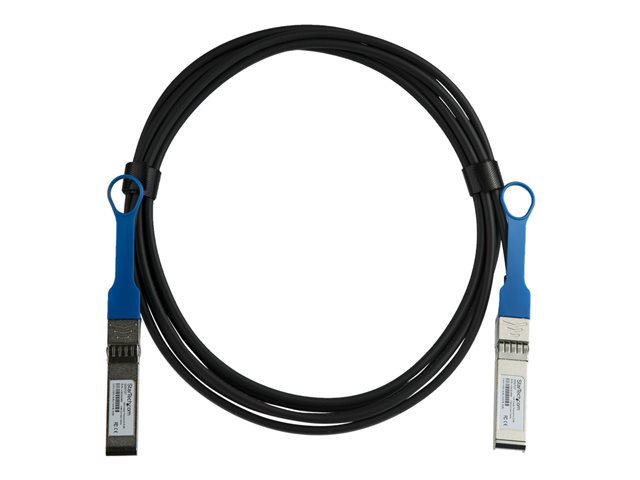 StarTech.com 3m HP JD097C kompatibel - SFP+ Direktverbindungskabel - 10GbTwinax Kabel - passives SFP+ Kabel - 10GBase Direktanschlusskabel - SFP+ eingerastet zu SFP+ eingerastet - 3 m - twinaxial - SFF-8431/SFF-8432 - passiv - Schwarz