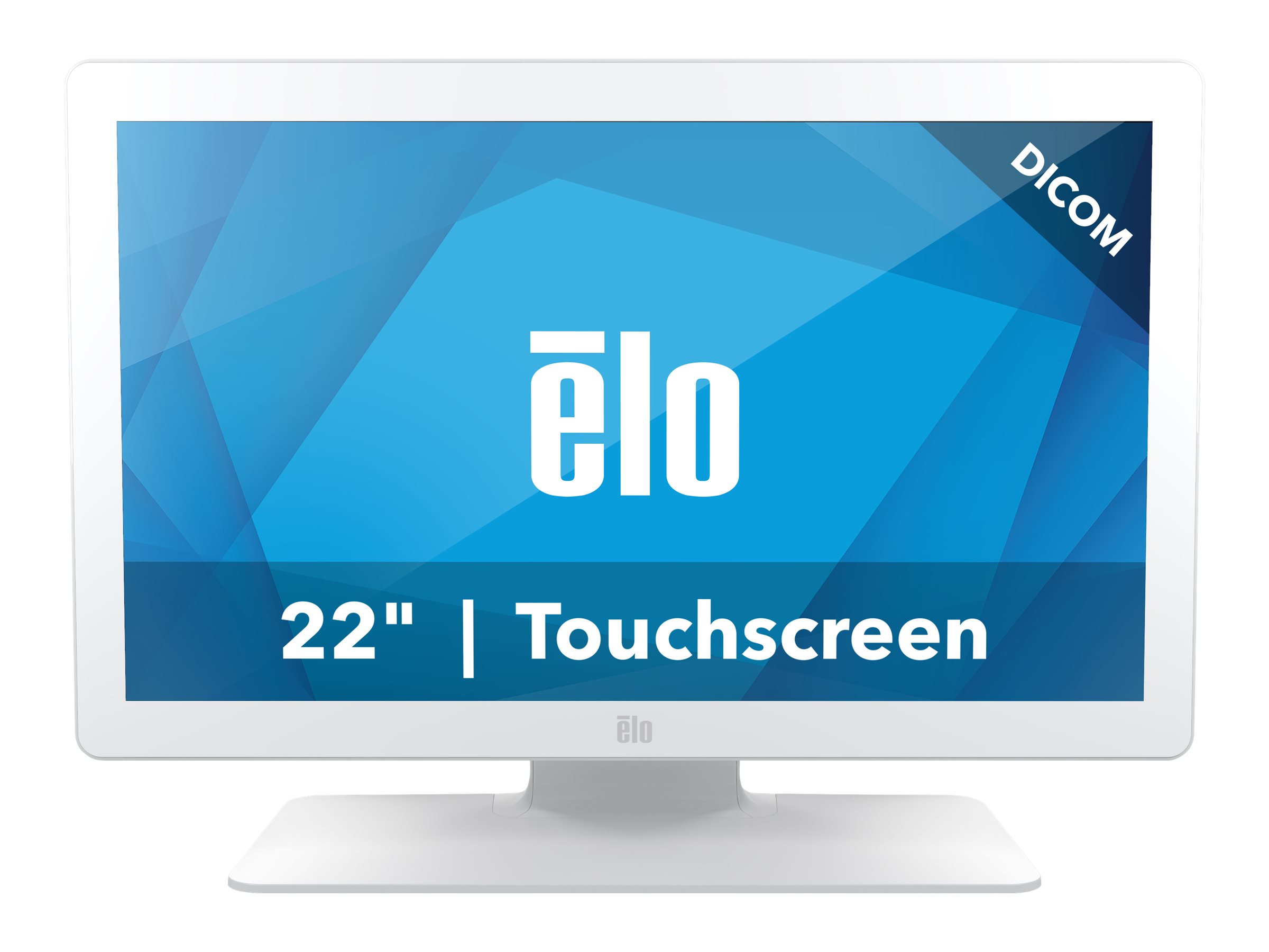 Elo 2203LM - Medical Grade - LCD-Monitor - 55.9 cm (22") (21.5" sichtbar) - Touchscreen - 1920 x 1080 Full HD (1080p) @ 60 Hz - 250 cd/m² - 3000:1 - 25 ms - HDMI, VGA - Lautsprecher - weiß
