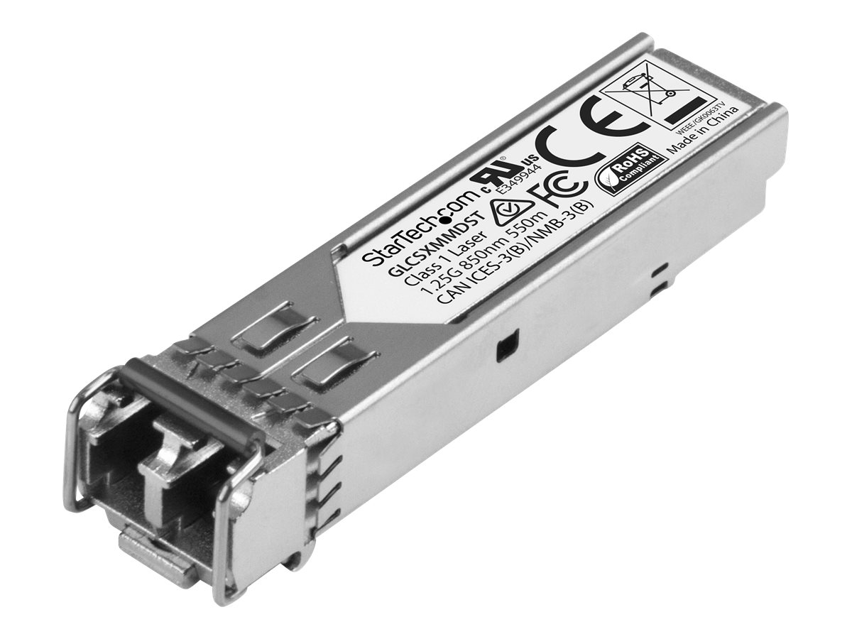 StarTech.com Cisco GLC-SX-MMD kompatibel SFP - Gigabit Fiber 1000Base-SX SFP Transceiver Module - MM LC - 550m - 850nm - SFP (Mini-GBIC)-Transceiver-Modul - 1GbE