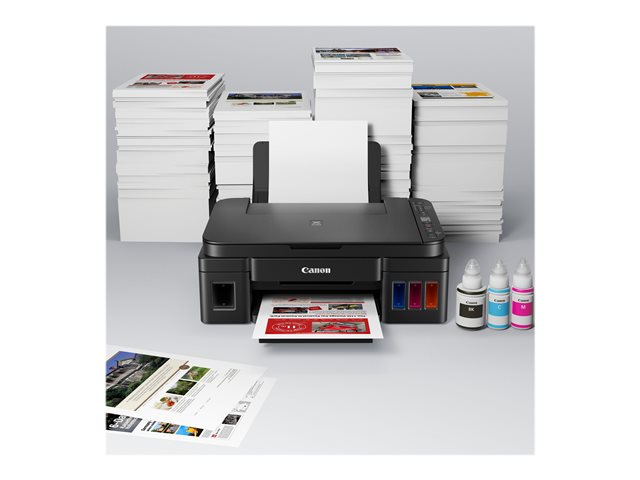 Canon PIXMA G3410 - Multifunktionsdrucker - Farbe - Tintenstrahl - nachfüllbar - 216 x 297 mm (Original) - A4/Legal (Medien) - bis zu 8.8 ipm (Drucken) - 100 Blatt - USB 2.0, Wi-Fi(n)