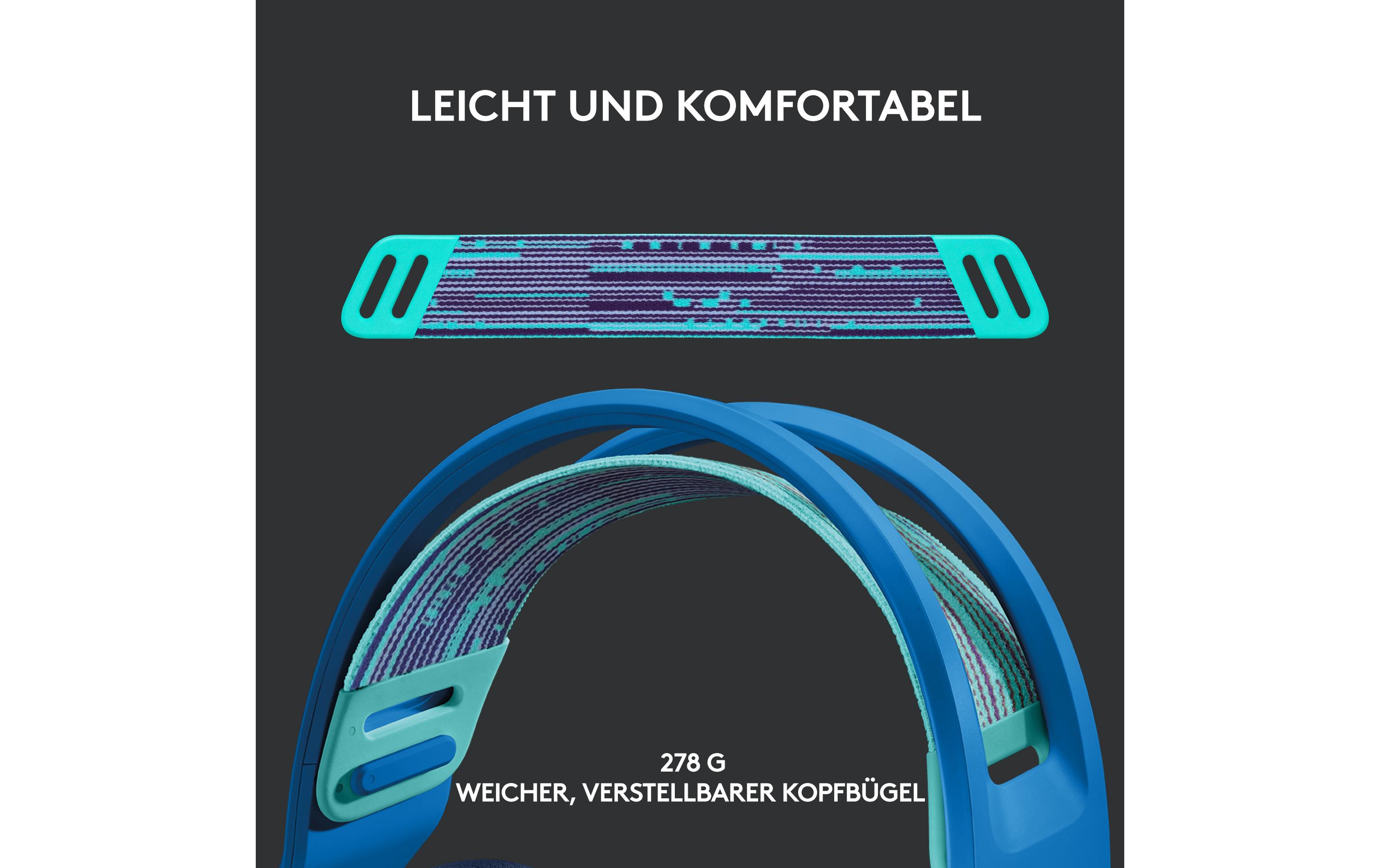 Logitech G G733 LIGHTSPEED Wireless RGB Gaming Headset - Headset