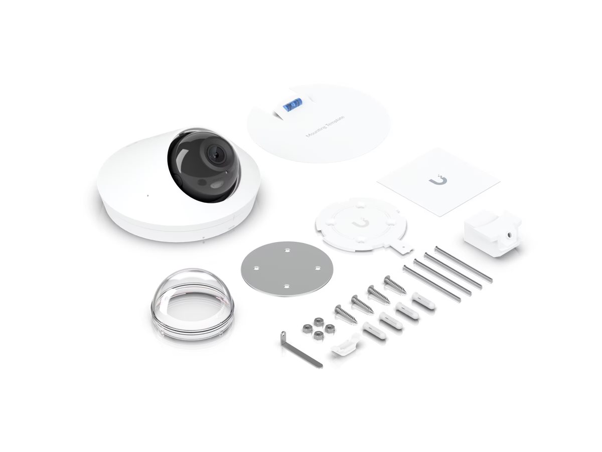 Ubiquiti UniFi G5 Dome - Netzwerk-Überwachungskamera - Kuppel - Innenbereich, Außenbereich - Farbe (Tag&Nacht) - 5 MP - 2688 x 1512 - 2K - Audio - LAN 10/100 - PoE (UVC-G5-DOME-3)