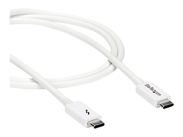 StarTech.com 3.3ft (1m) Thunderbolt 3 Cable
20Gbps
100W PD
4K Video
Thunderbolt-Certified
Compatible w/ TB4/USB 3.2/DisplayPort - Thunderbolt-Kabel - 24 pin USB-C zu 24 pin USB-C - 1 m