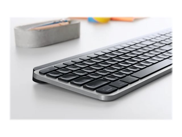 Logitech MX Keys für Mac - Tastatur - QWERTZ - Deutsch - Space-grau Eingabegerät