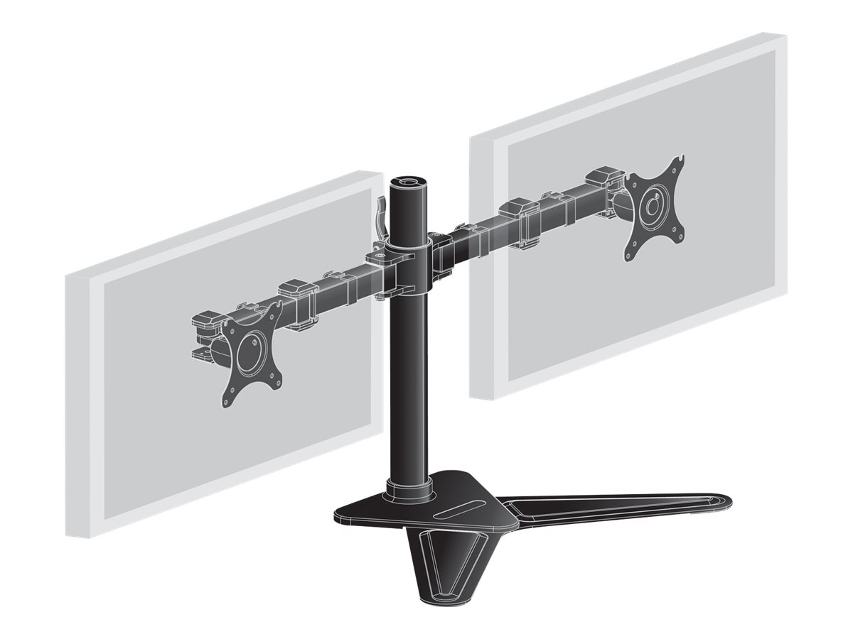 Iiyama DS1002D-B1 Aufstellung - einstellbarer Arm - für 2 Monitore - Schwarz