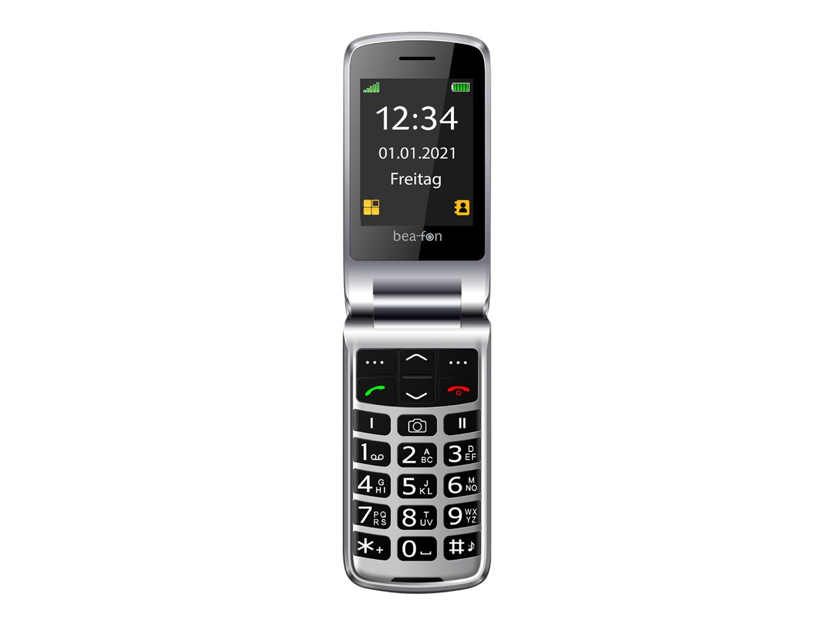 Bea-fon Silver Line SL645 Plus - schwarz-silbern - Feature Phone - GSM