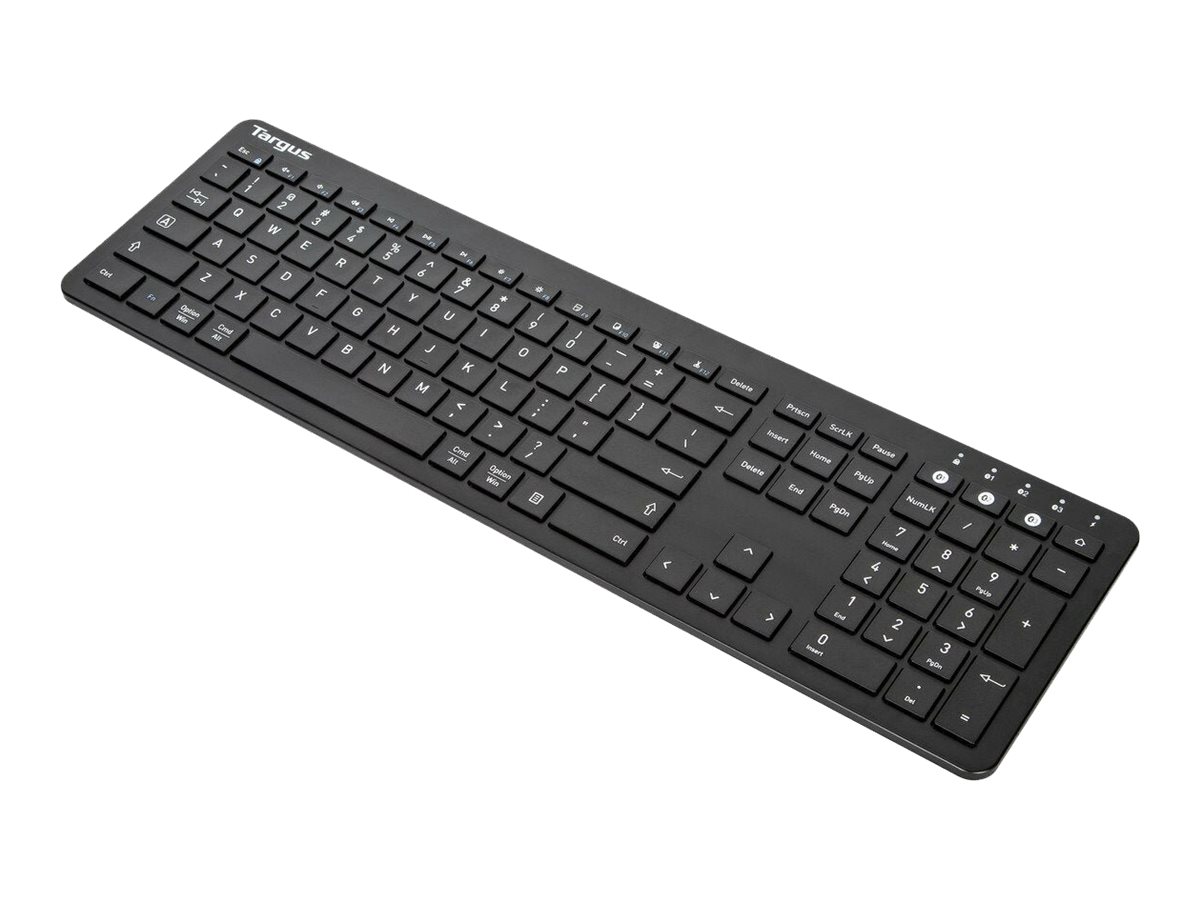 Targus Full-Size Multi-Device - Tastatur - Deutsch - Schwarz Eingabegerät