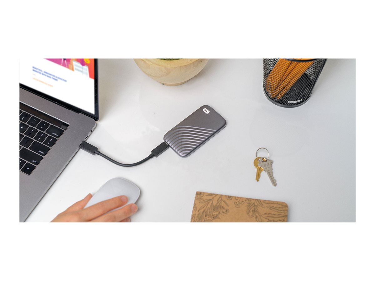 WD My Passport SSD WDBAGF5000AGY - SSD - 500 GB - USB 3.2 Gen 2