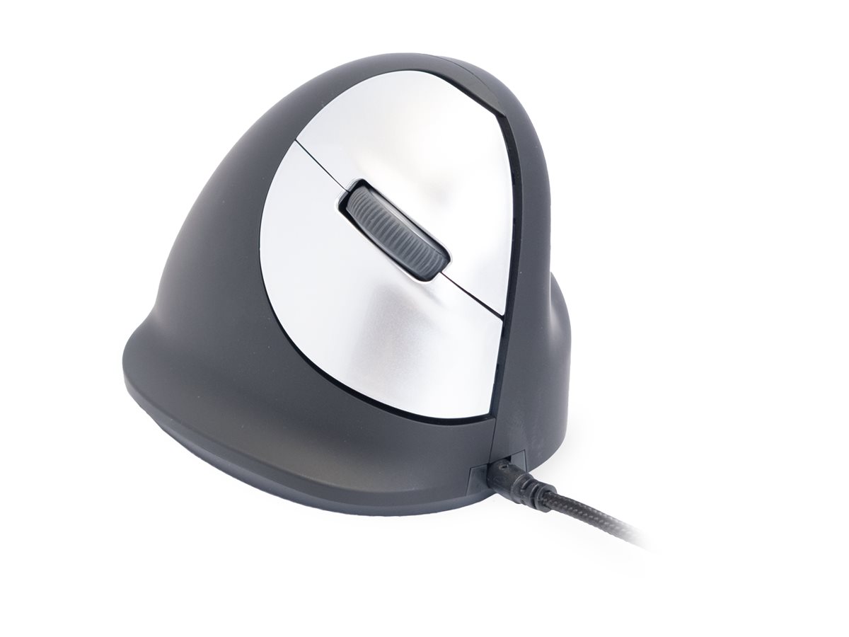 R-Go Ergonomische Maus HE Break - vertikale Maus - USB - Schwarz