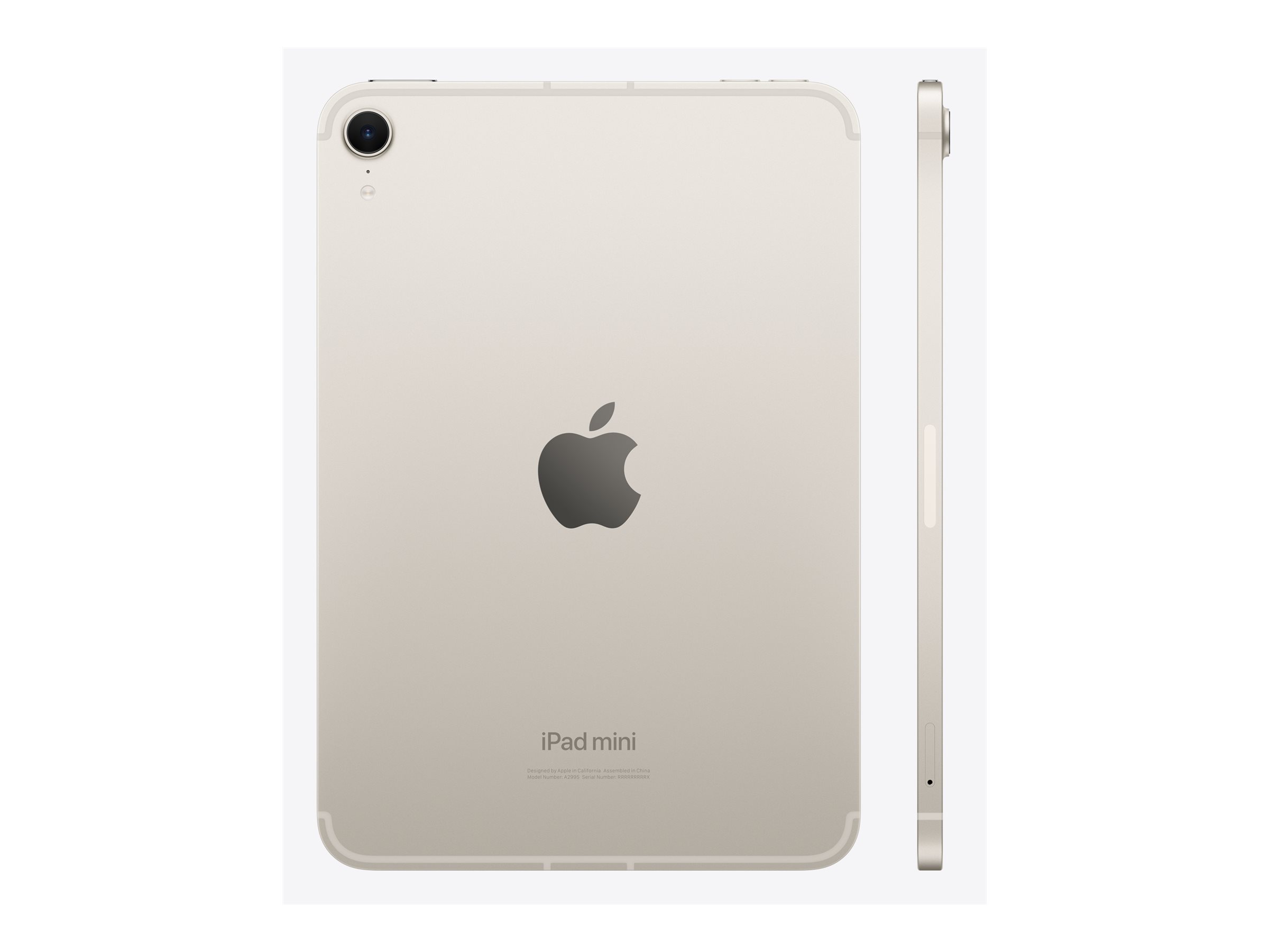 Apple iPad mini A17 Pro Wi-Fi + Cellular - Tablet - 256 GB - 21.1 cm (8.3") IPS (2266 x 1488) - 3G, 4G, 5G - Starlight