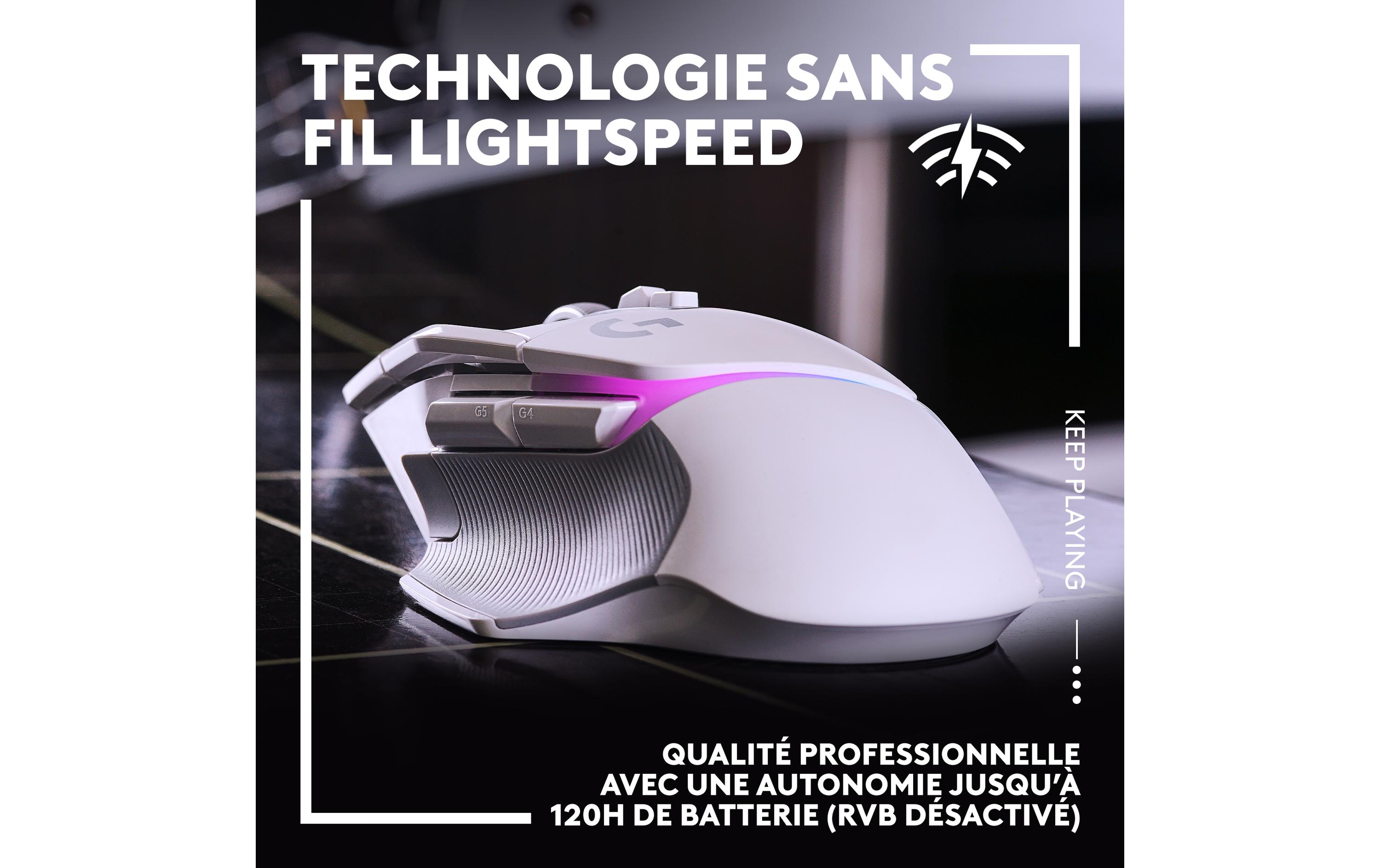Logitech Gaming-Maus G502 X Plus Weiss