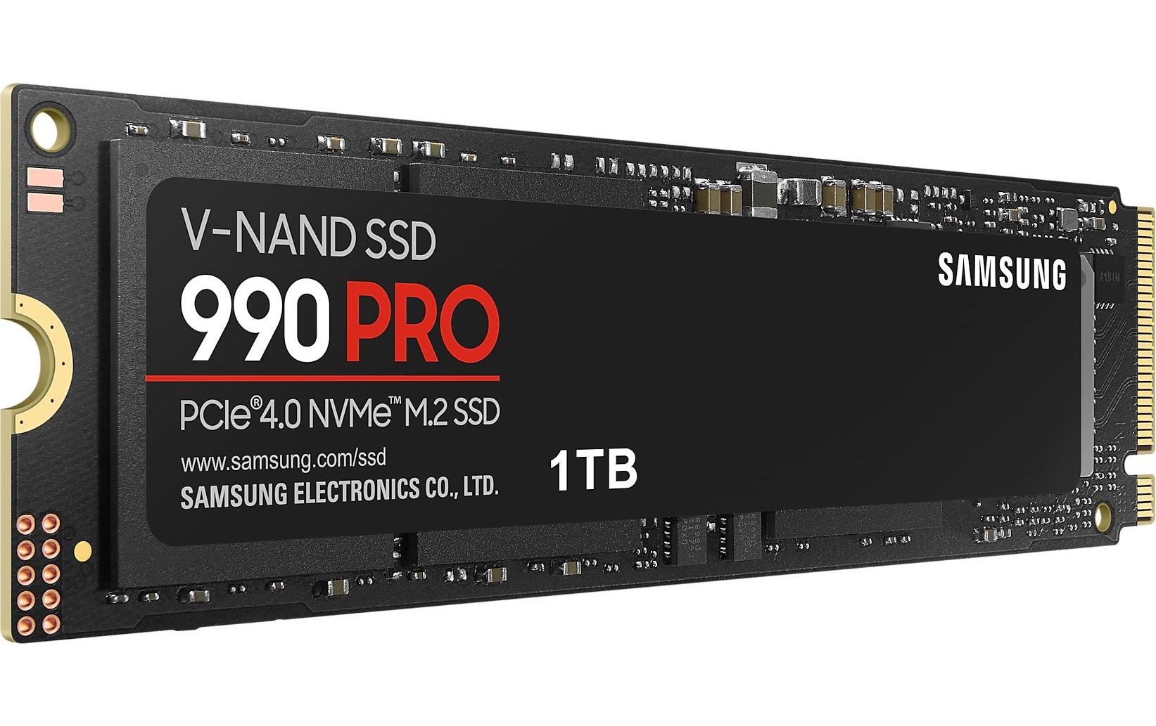 Samsung 990 PRO MZ-V9P1T0BW - SSD - 1 TB - PCIe 4.0 x4 (NVMe)