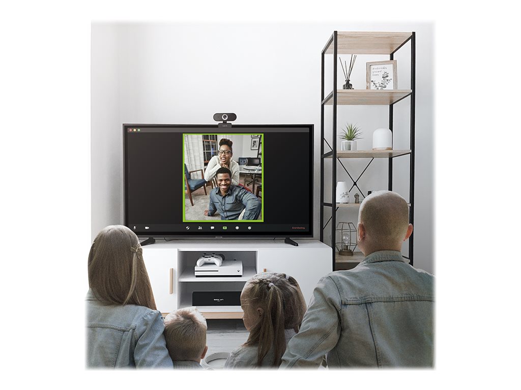 LogiLink Pro full HD USB webcam with microphone - Webcam - Farbe - 3 MP - 1920 x 1080 - 1080p - Audio - USB 2.0 - MJPEG