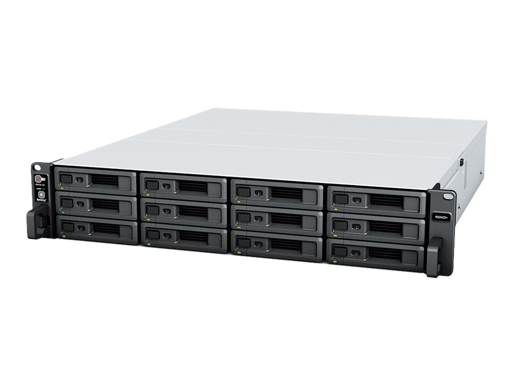 Synology RackStation RS2423+ NAS & Speicherserver Rack (2U) Eingebauter Ethernet-Anschluss Schwarz - Grau V1780B (RS2423+)