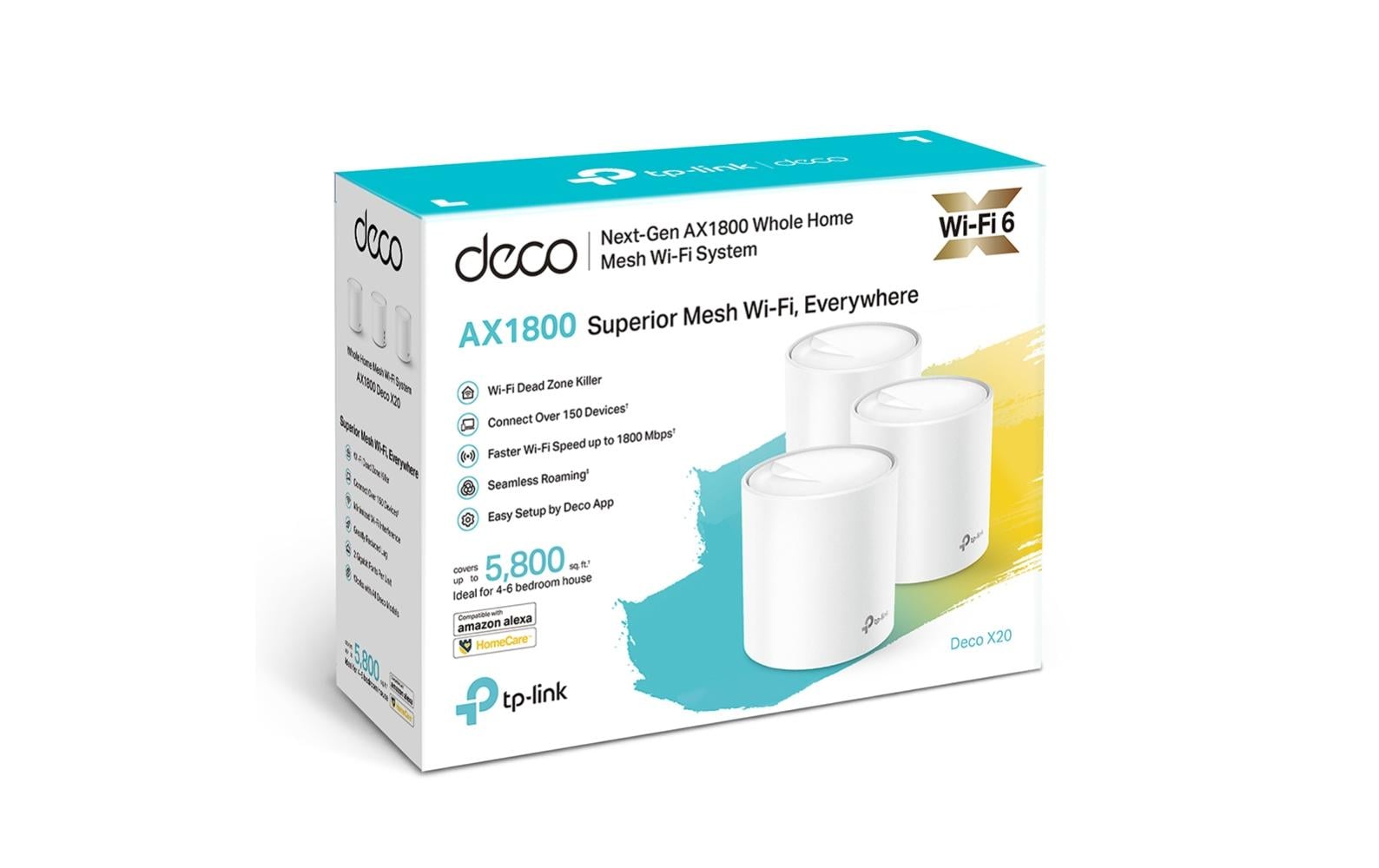TP-Link Deco X20 - WLAN-System - Wi-Fi 6 - Desktop