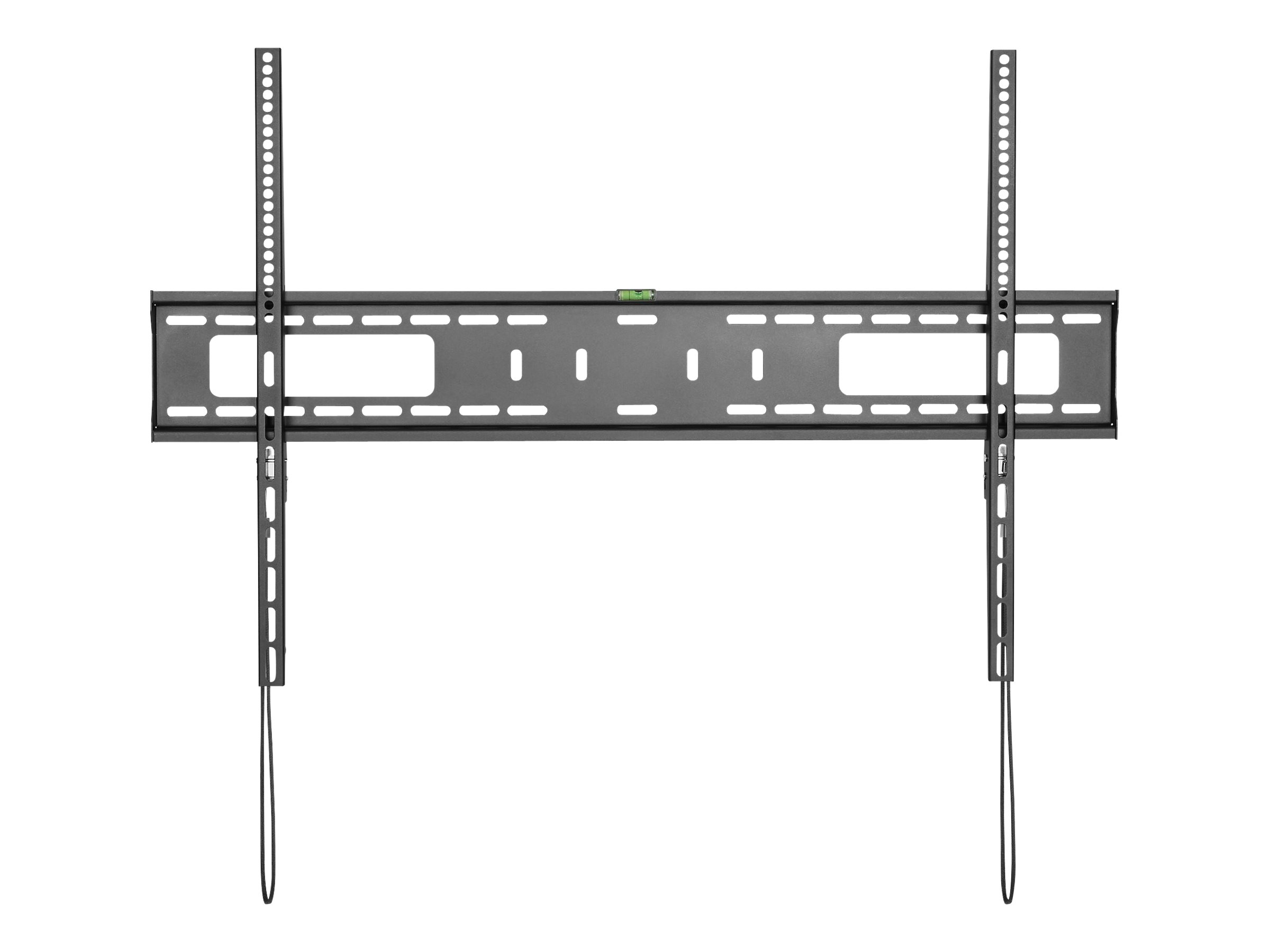 StarTech.com TV Wandhalterung für Flachbildfernseher -  für 60 bis 100 Zoll Monitore - VESA Norm - Stahl - belastbar - flach Klammer - für TV - Schwarz