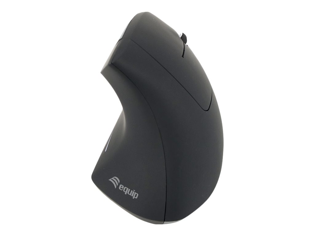 equip 245110 - vertikale Maus - 2.4 GHz - Schwarz
