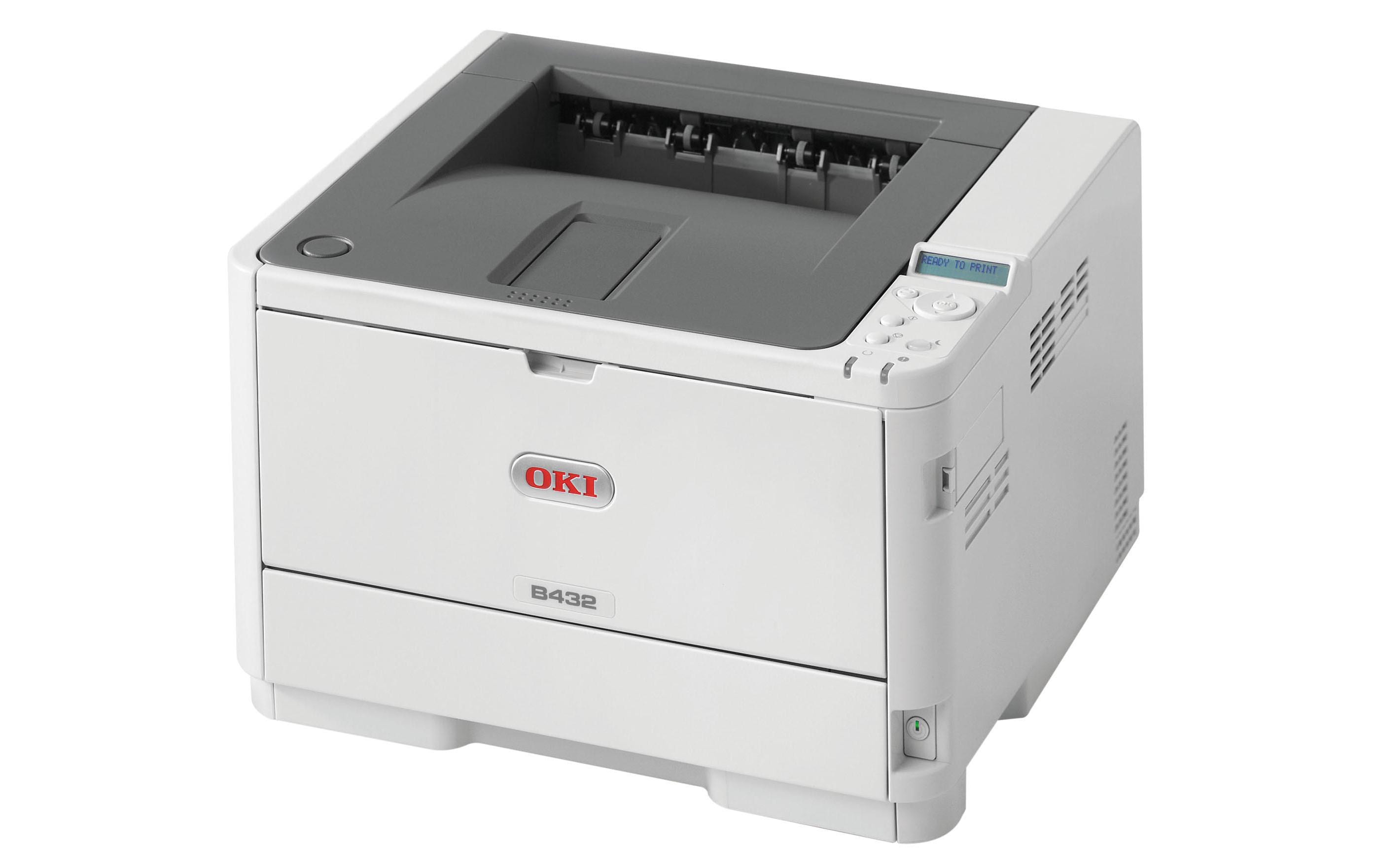 OKI B432dn - Drucker - s/w - LED