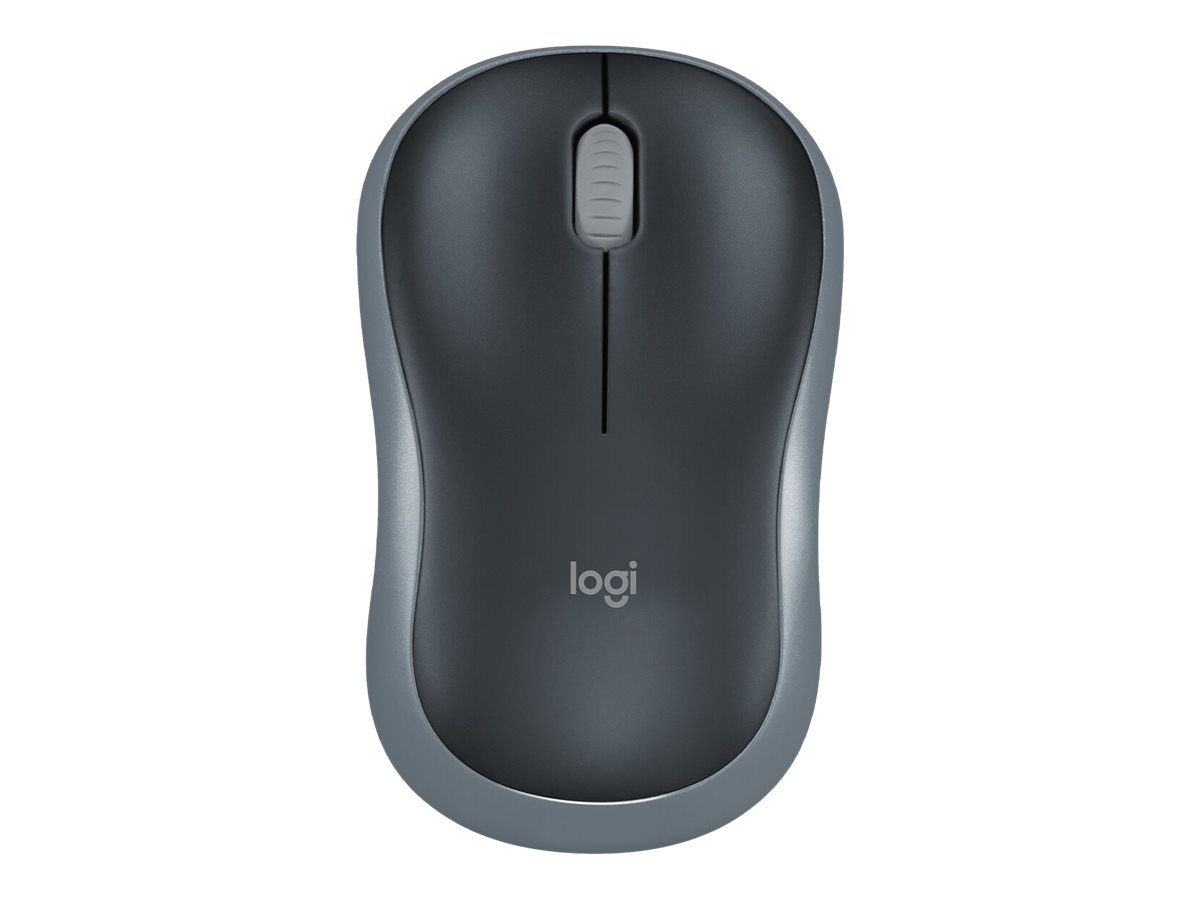 Logitech M185 - Maus - 2.4 GHz - Grau