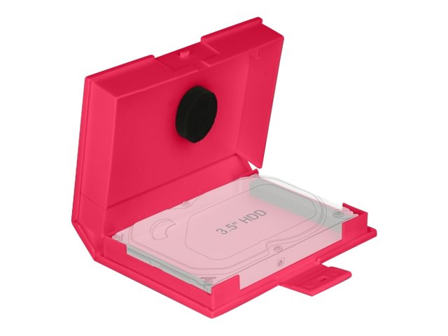 Delock Schutzgehäuse für 3.5″ HDD rot