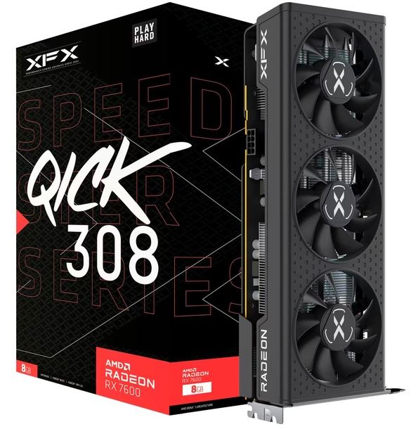 XFX Speedster QICK308 Radeon RX 7600 - Grafikkarten