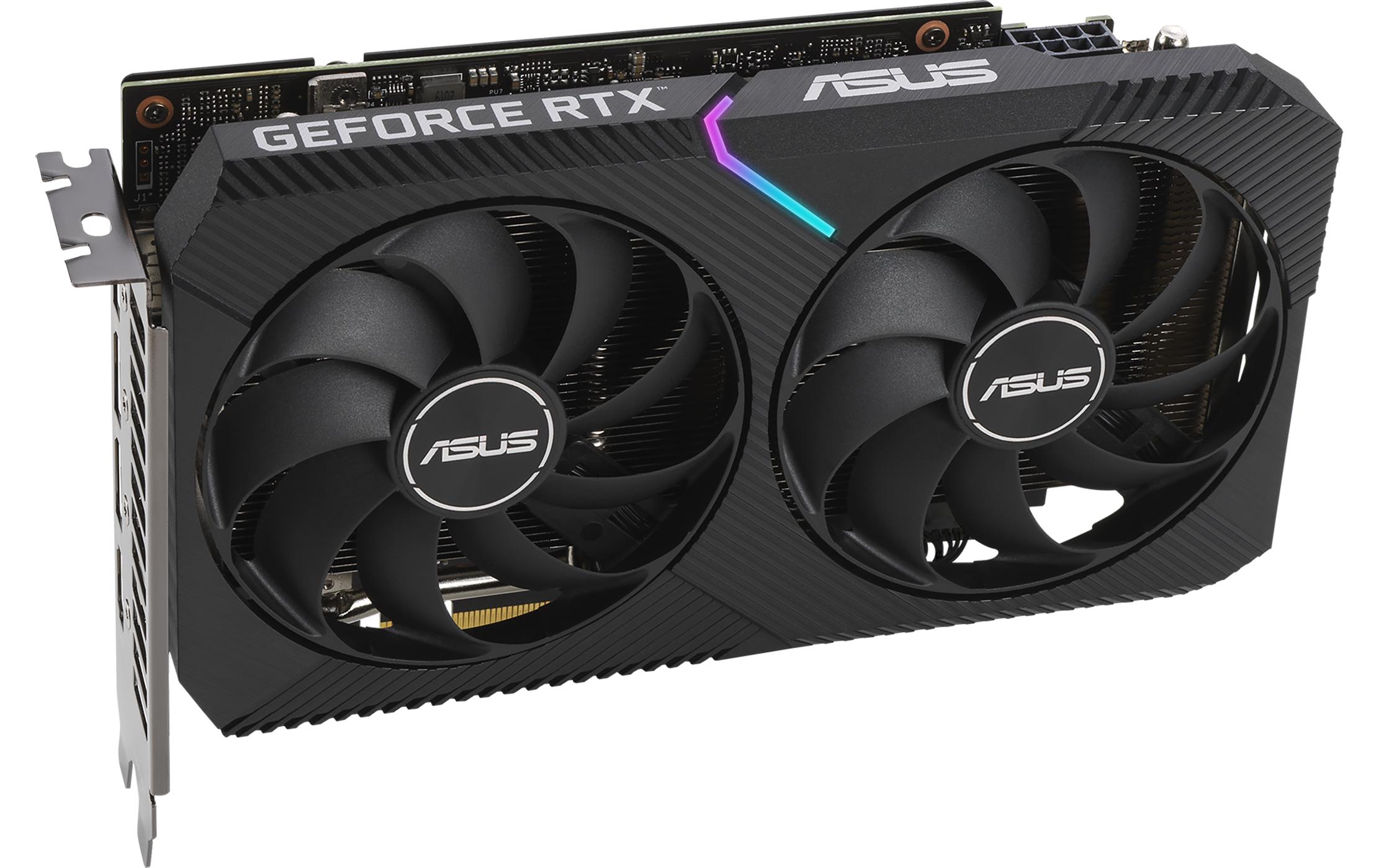 ASUS Dual GeForce RTX 3060 V2 OC LHR Grafikkarte - 3x DisplayPort, 1x HDMI