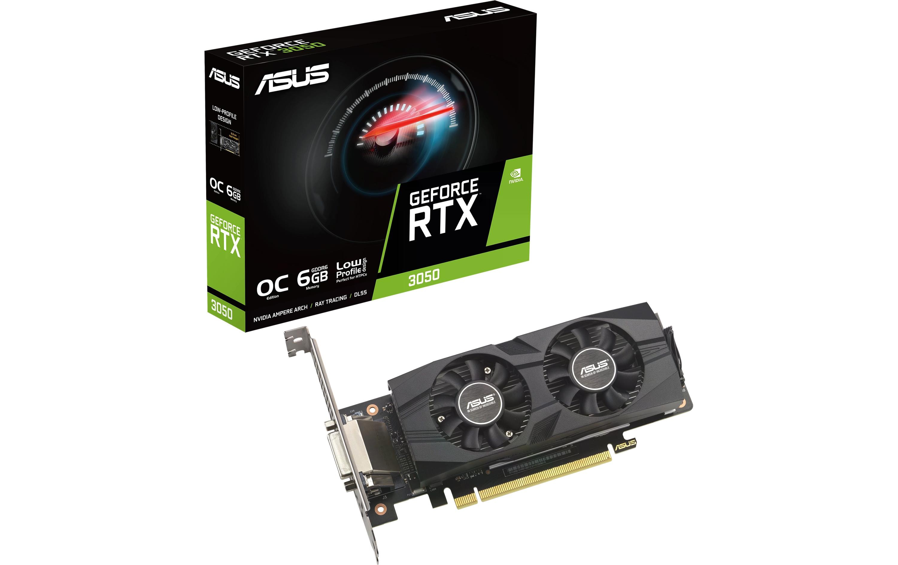 ASUS GeForce RTX 3050 LP BRK OC Edition 6 GB GDDR6 ist grosse Produktivität in einem kleinen Paket