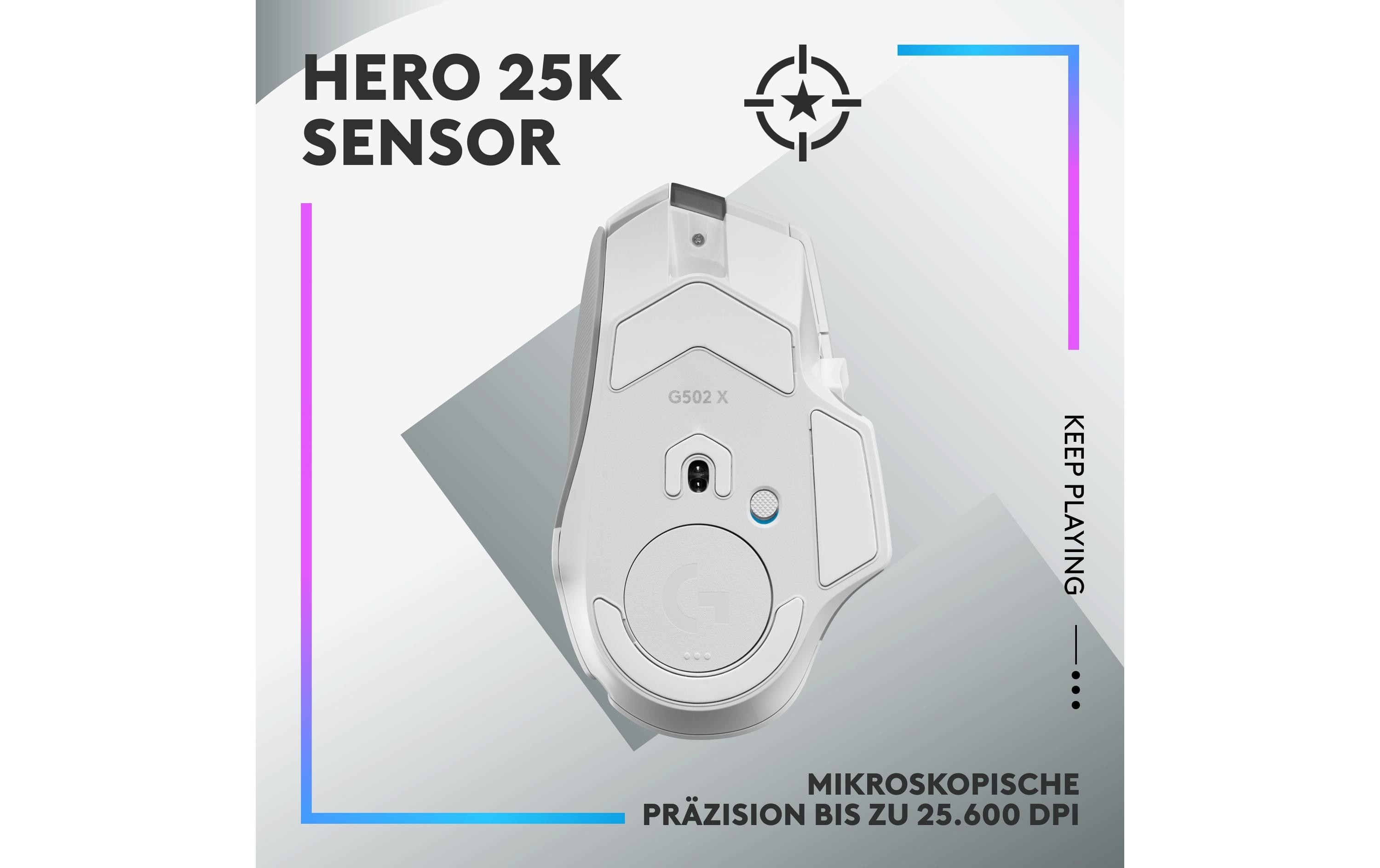 Logitech Gaming-Maus G502 X Plus Weiss