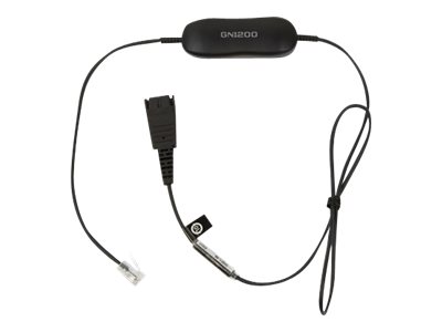 Jabra GN1216 - Headset-Kabel - RJ-9 männlich zu Quick Disconnect männlich - 2 m - für Avaya one-X Deskphone Edition 96XX; Jabra GN 2000, GN1900, GN2000; BIZ 2400 3in1, GN2000