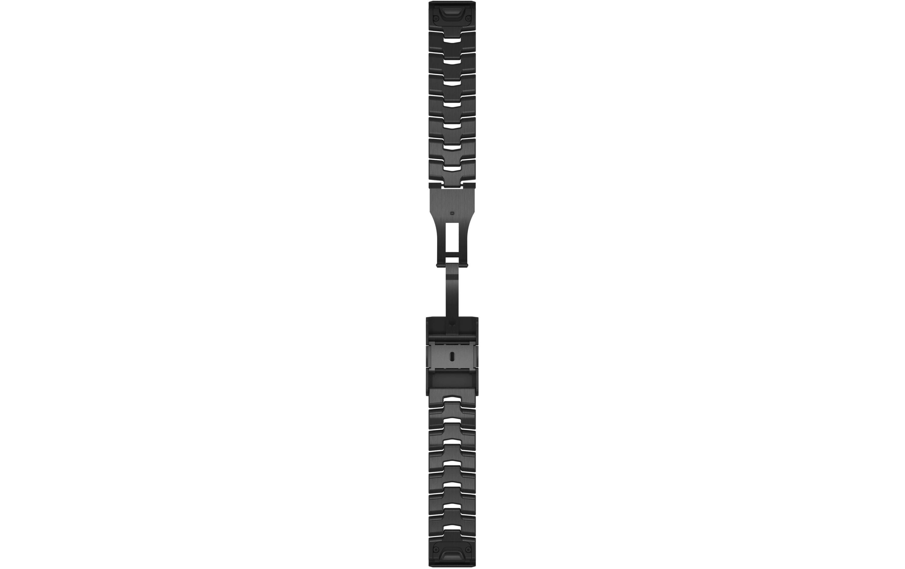 Garmin QuickFit - Uhrarmband für Smartwatch - Carbon Gray DLC - für D2; fenix 6; fenix 7; Forerunner 965; Instinct Solar