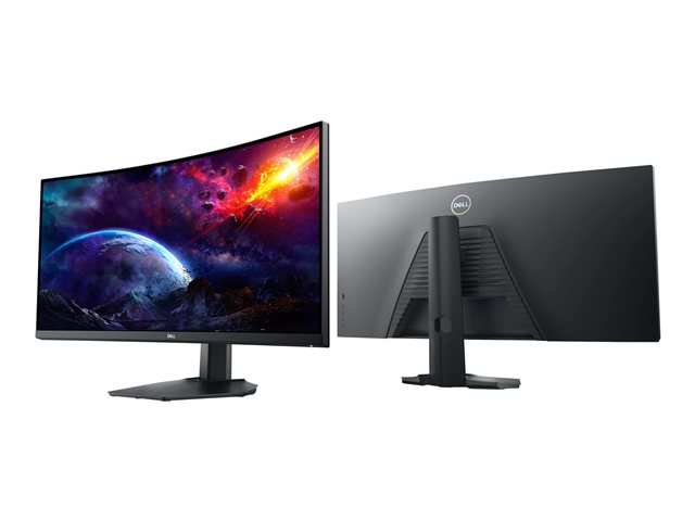 Dell 34 Gaming Monitor S3422DWG - LED-Monitor - Gaming - gebogen - 86.42 cm (34") - 3440 x 1440 WQHD @ 144 Hz - VA - 400 cd/m² - 3000:1 - 1 ms - 2xHDMI, DisplayPort