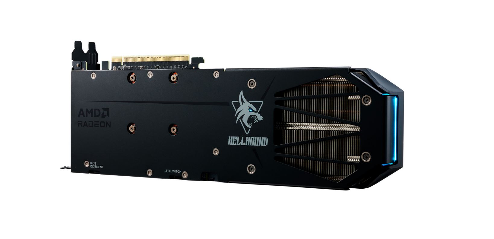 Powercolor Radeon RX 9060 XT Hellhound 8GB OC Grafikkarte - 8GB GDDR6, 2x HDMI, 2x DP