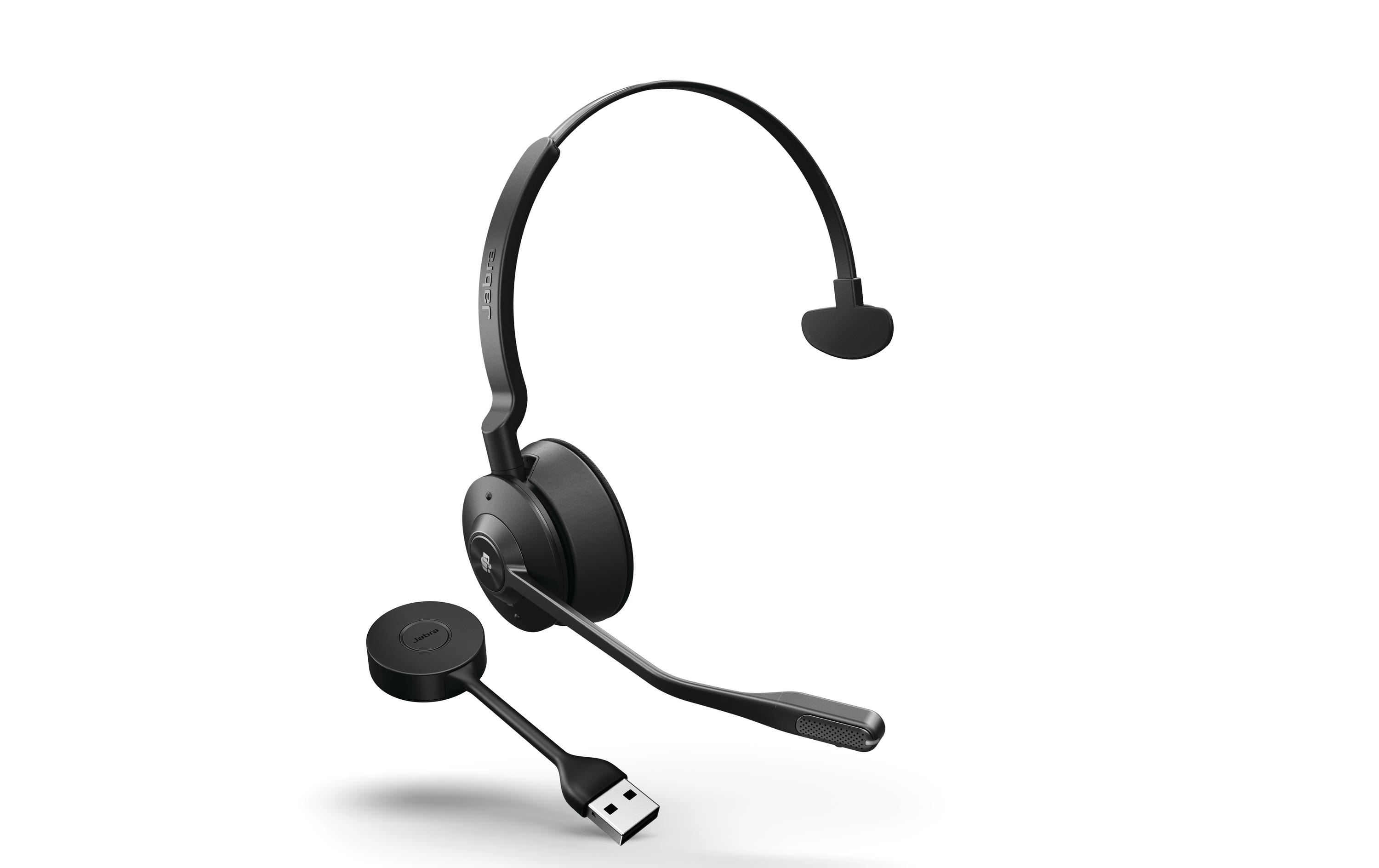 Jabra Engage 55 Mono - Headset - On-Ear - DECT - kabellos - Zertifiziert für Microsoft Teams