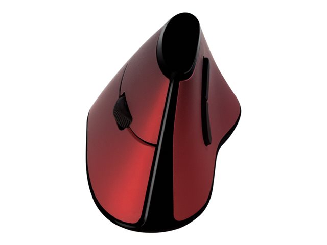 Typhoon Ergonomic Vertical - vertikale Maus - 2.4 GHz - Rot