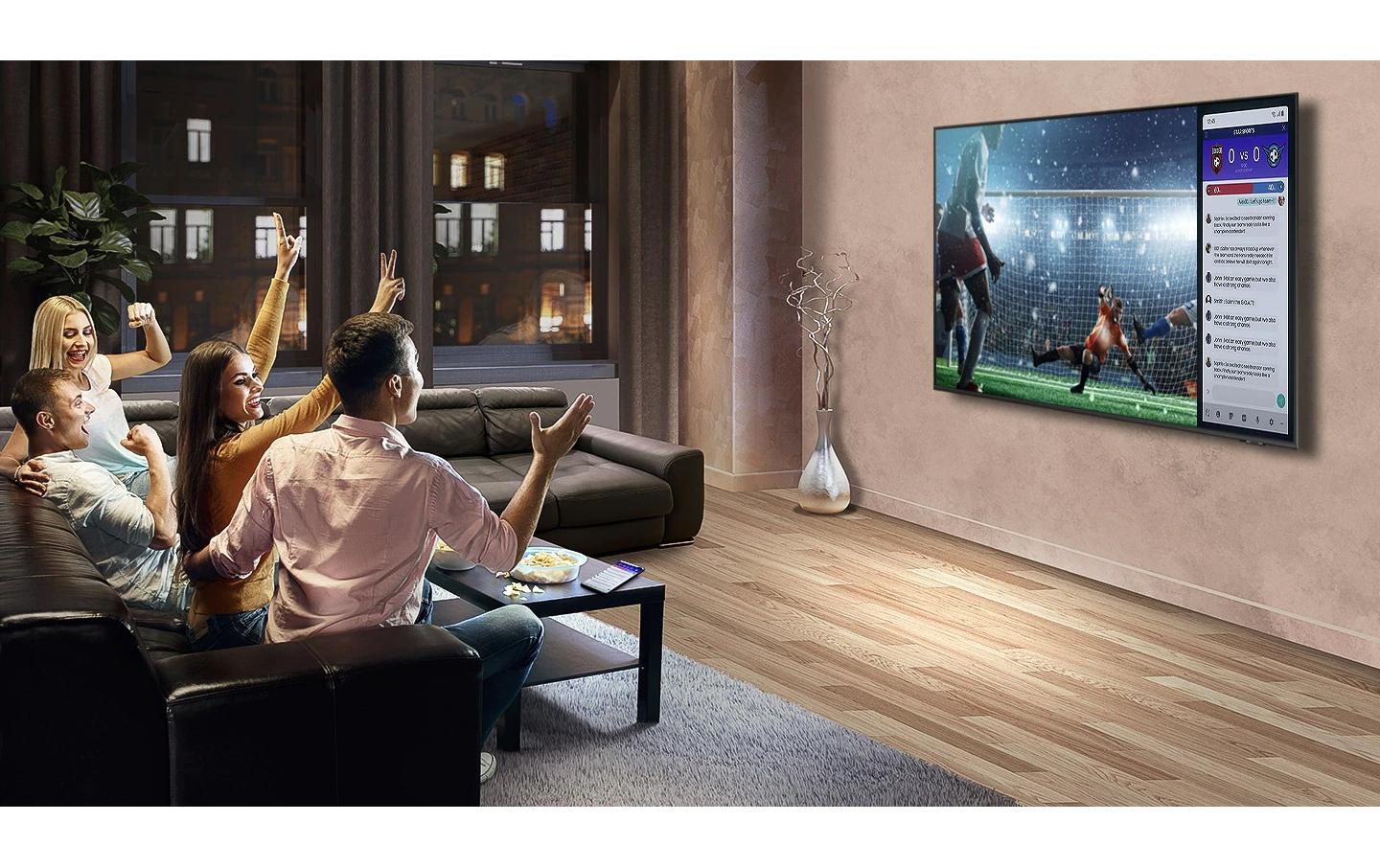 Samsung HG55AU800EE - 138 cm (55") Diagonalklasse HAU8000 Series LCD-TV mit LED-Hintergrundbeleuchtung - Crystal UHD - Hotel/Gastgewerbe - Smart TV - Tizen OS - 4K UHD (2160p) 3840 x 2160 - HDR - Schwarz