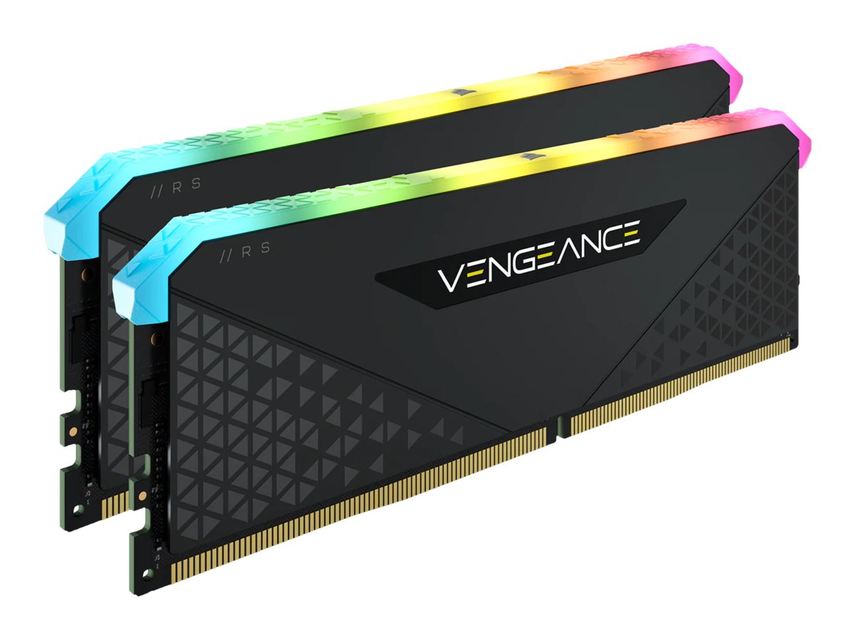 CORSAIR Vengeance RGB RS - DDR4 - Kit - 16 GB: 2 x 8 GB - DIMM 288-PIN - 3200 MHz / PC4-25600 - ungepuffert