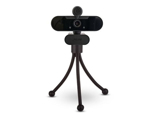InLine Webcam FullHD 1920x1080/30Hz mit Autofokus - USB-C Anschlusskabel
