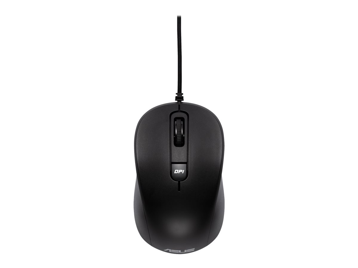 ASUS MU101C Blue Ray Silent - Maus - USB - Schwarz